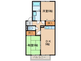 ウィング青山Ⅱの物件間取画像